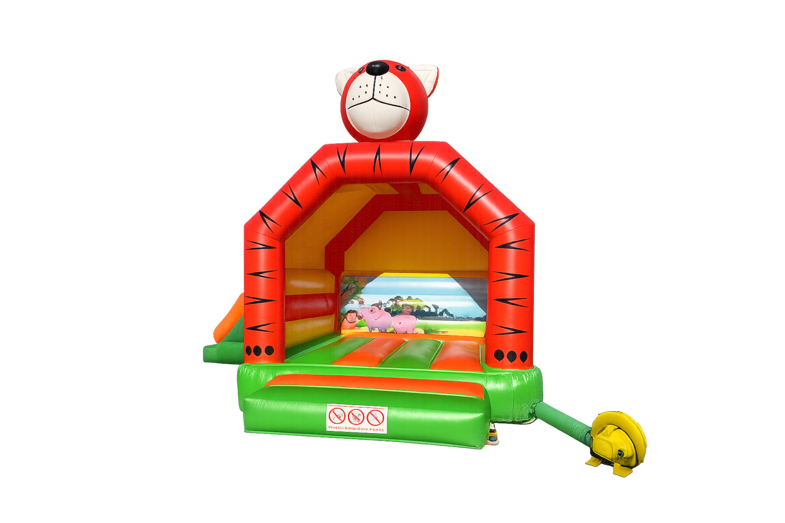 HÜ 4 – Hüpfburg 24,4m² Tiger Bounce (XL)